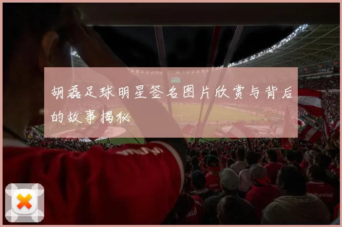 胡磊足球明星签名图片欣赏与背后的故事揭秘