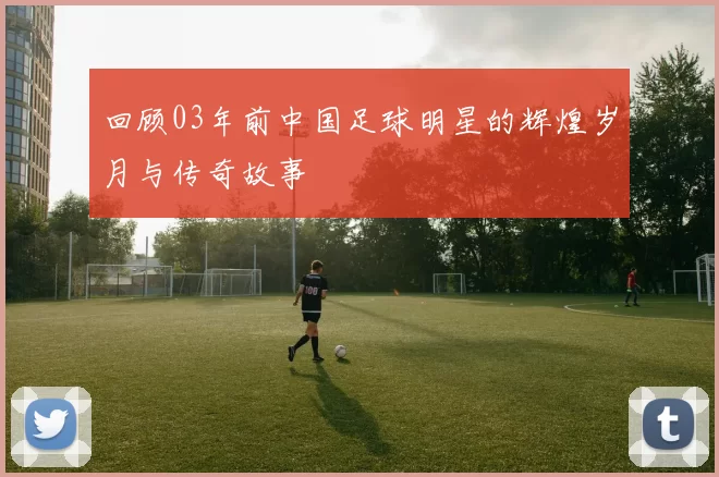回顾03年前中国足球明星的辉煌岁月与传奇故事