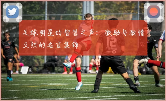 足球明星的智慧之声：激励与激情交织的名言集锦